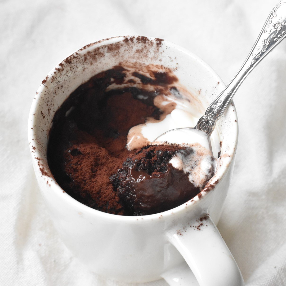 SelfSaucing Chocolate Pudding In A Mug Baking Envy