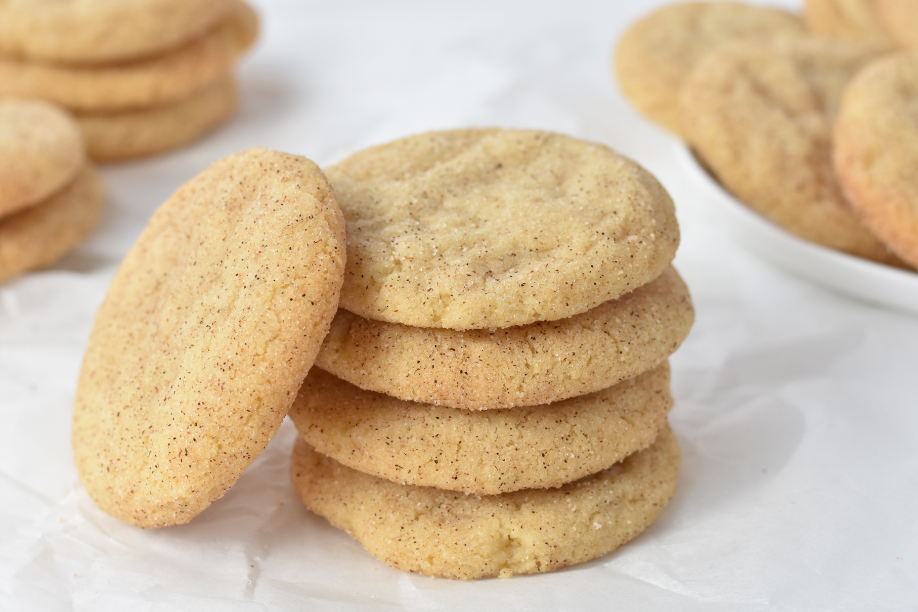 Snickerdoodles Stacked in a Pile